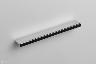 RS147 мебельная ручка-профиль 128 мм хром полированный