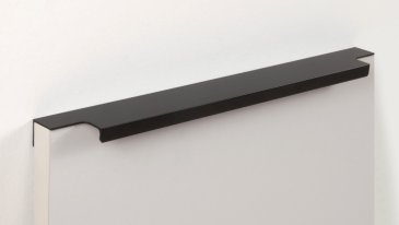 Ray торцевая мебельная ручка для фасадов 300 мм черный матовый