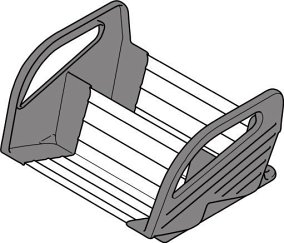 ORGA-LINE, Держатель для специй 300 мм, нержавеющая сталь
