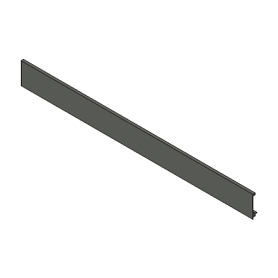 LEGRABOX, передняя панель без паза, 1043 мм, под раскрой, гавана коричневый