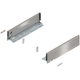 Комплект царг LEGRABOX pure, высота M (90,5 мм), НД=350 мм, нержавеющая сталь