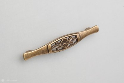 FS129 мебельная ручка-скоба 128 мм бронза полированная