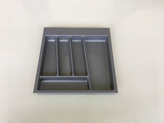 Лоток для столовых приборов Trend II, в ящик 500/450, серый орион матовый