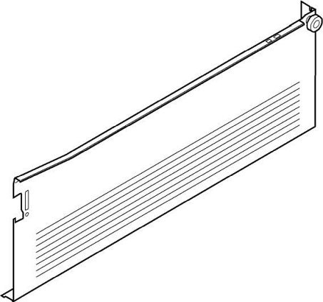 METABOX, Царга H, 150/450 мм, 25 кг, серая, прав.