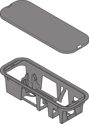 SERVO-DRIVE, крепление блока питания, монтаж ко дну