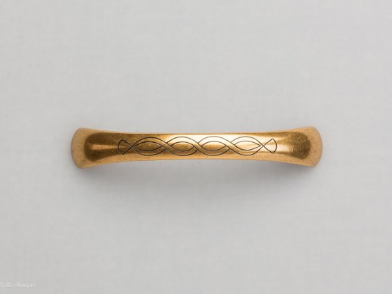 Choice мебельная ручка-скоба 128 мм состаренное золото