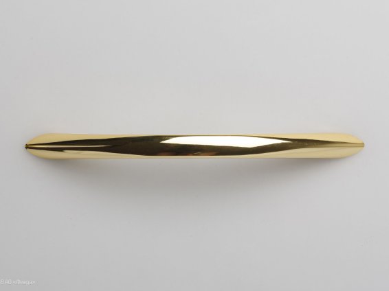 RS008 мебельная ручка-скоба 128 мм золото полированное