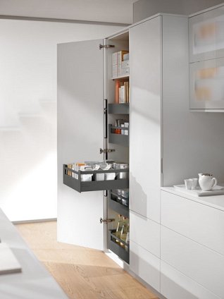 Внутренний ящик TANDEMBOX antaro TIP-ON BLUMOTION (высота C 192, глубина 500 мм, до 20 кг), серый орион